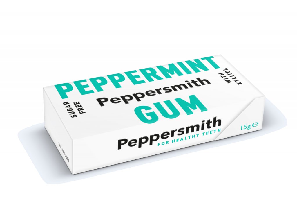 PEPPERSMITH žvýkačky - máta peprná, 15 G