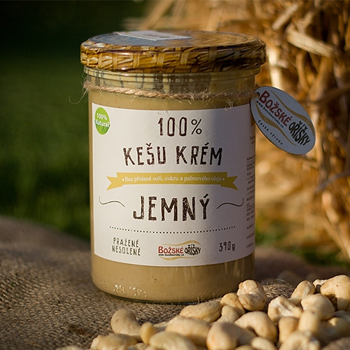Božské Oříšky - Kešu krém - jemný, 390g