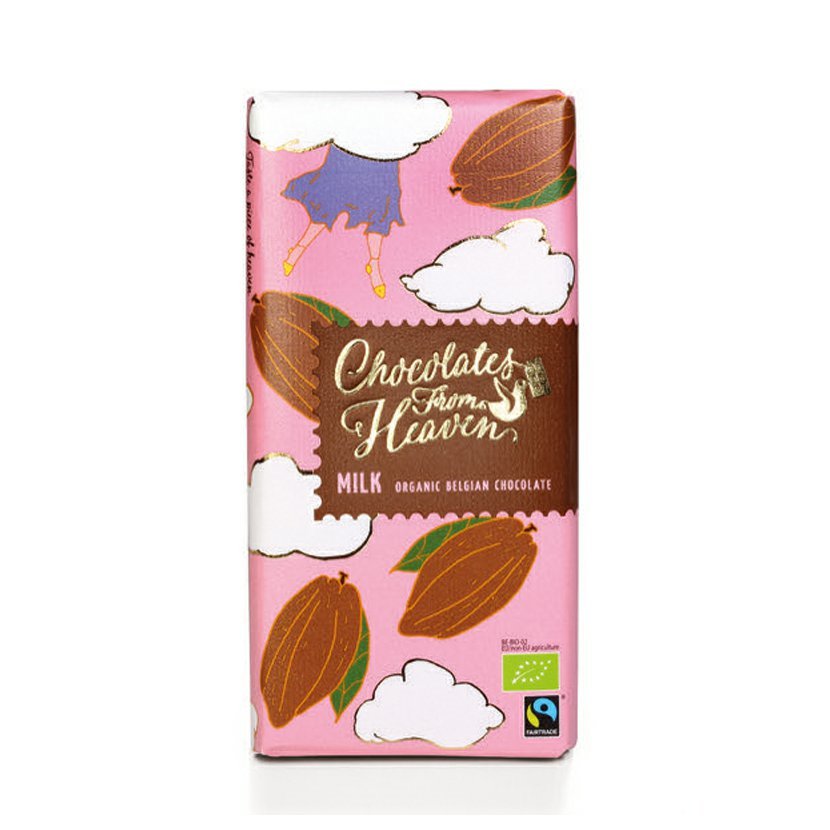 Chocolates from Heaven - BIO mléčná čokoláda 37%, 100g
