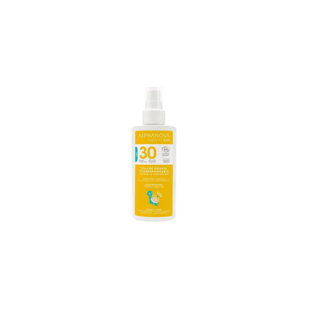 Alphanova - Opalovací krém ve spreji pro děti SPF 30 BIO, 125 g