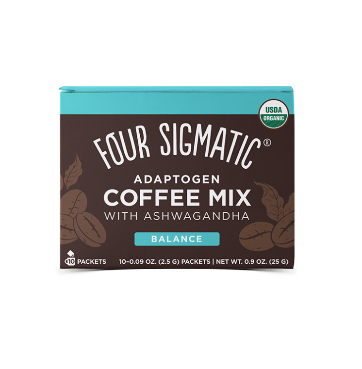 Four Sigmatic Ashwagandha & Chaga Adaptogen Coffee Mix Množství: 10 sáčků