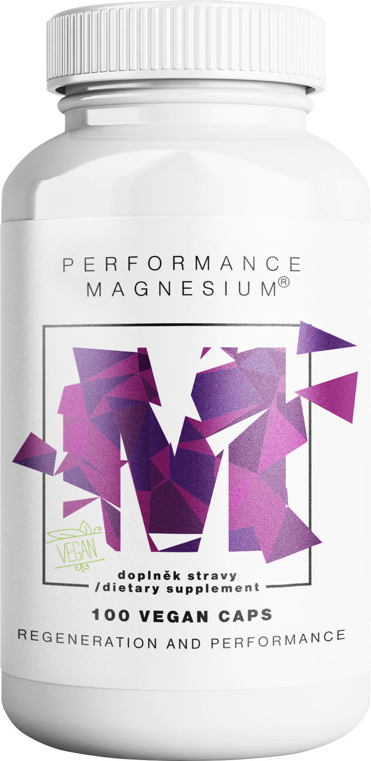 Performance Magnesium 1000 mg 100 tbl. (Hořčík + Vitamín B6) Nejlépe vstřebatelný hořčík bisglycinát MagChel® 53% DDD + Aktivní forma vitamínu B6 100% DDD, doplněk stravy