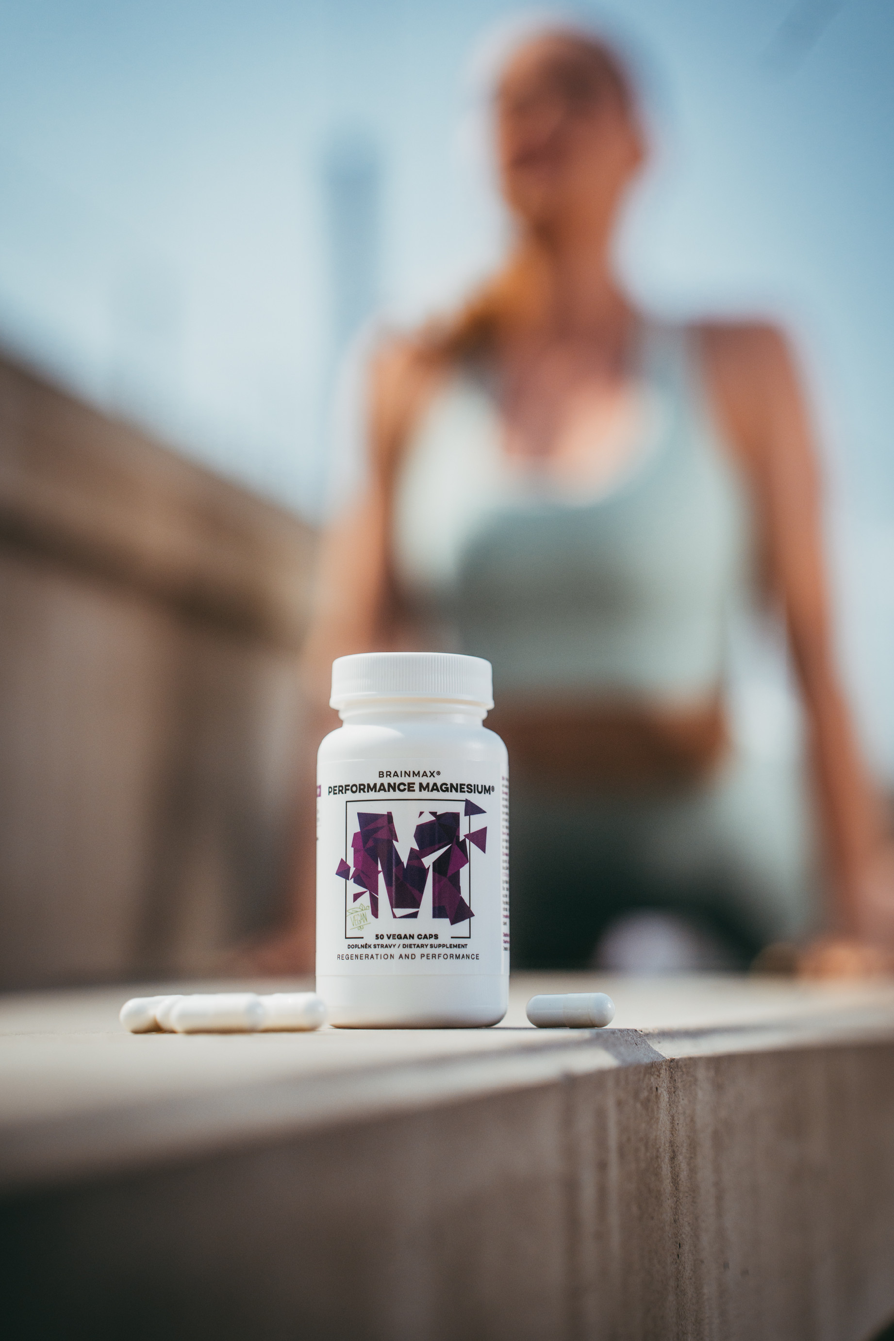 Performance Magnesium 1000 mg 100 tbl. (Hořčík + Vitamín B6) Obrázek