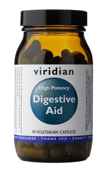 Levně Viridian High Potency Digestive Aid (trávicí enzymy) - 90 kapslí