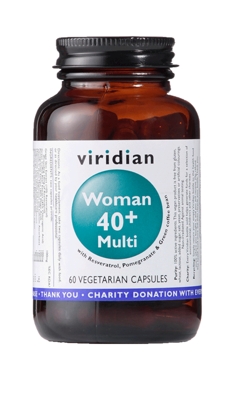 Levně Viridian 40+ Woman Multivitamin 60 kapslí