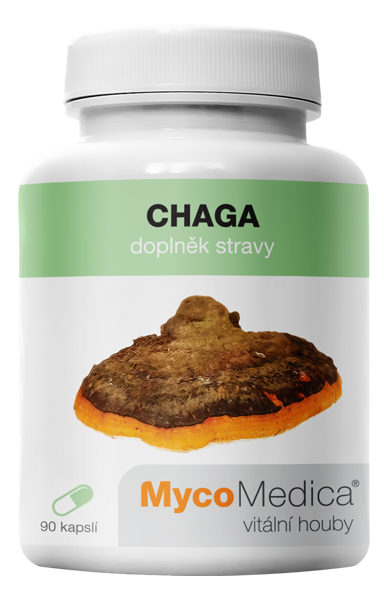 MycoMedica - Chaga v optimální koncentraci, 90 rostlinných kapslí