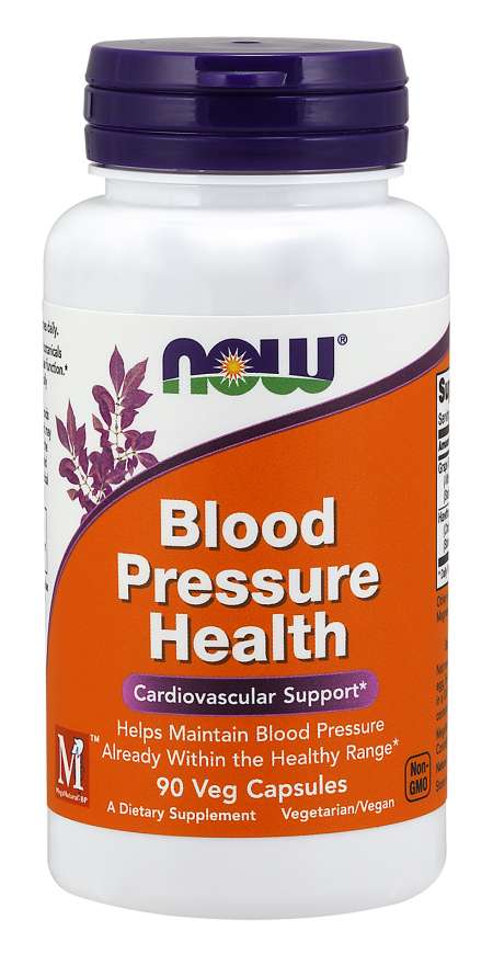 Now® Foods NOW Blood Pressure Health (zdravý krevní tlak), 90 rostlinných kapslí