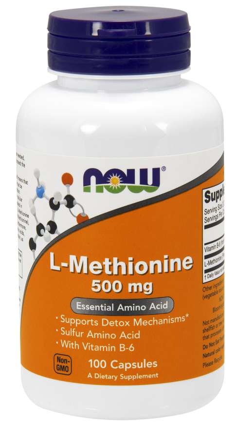 Levně Now® Foods NOW L-Methionine, 500 mg, 100 kapslí