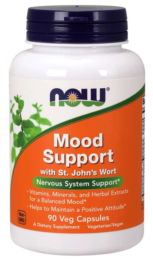 Levně Now® Foods NOW Mood Support s třezalkou (podpora nálady) 90 rostlinných kapslí