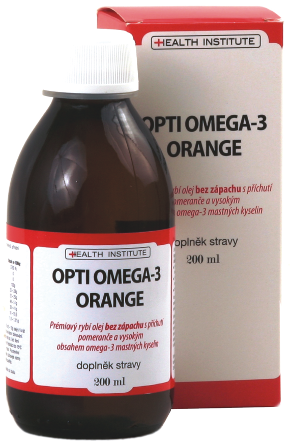 Health Institute OPTI OMEGA-3 ORANGE 200 ml