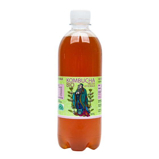 Levně STEVIKOM - Kombucha meduňka BIO, 500ml *CZ-BIO-001 certifikát