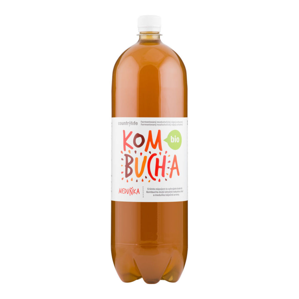 Levně CountryLife - Kombucha meduňka BIO, 2l *CZ-BIO-001 certifikát