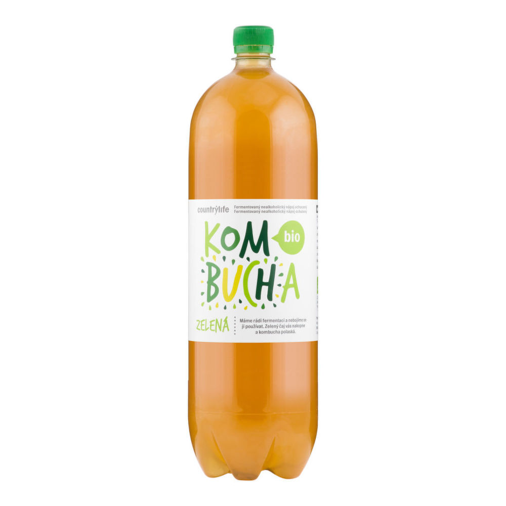 Levně CountryLife - Kombucha zelená BIO, 2l *CZ-BIO-001 certifikát