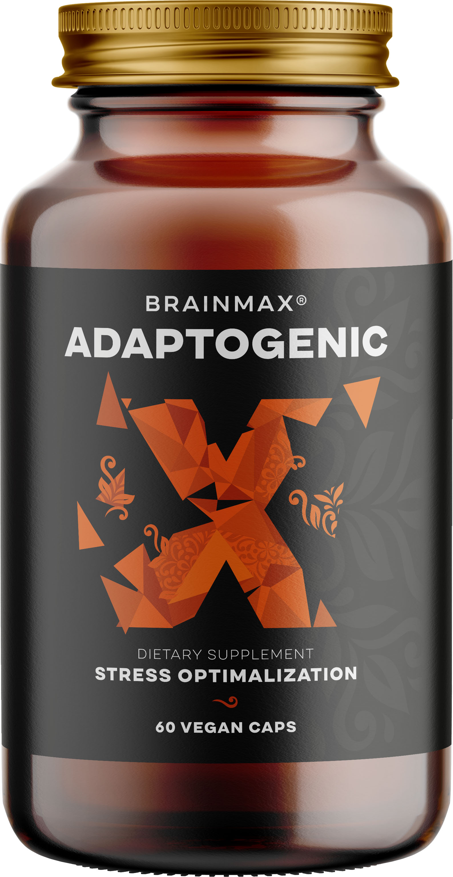 Levně BrainMax 1.5 Adaptogenic Hegemony 60 tablet Komplex adaptogenních bylin pro snížení stresu, doplněk stravy