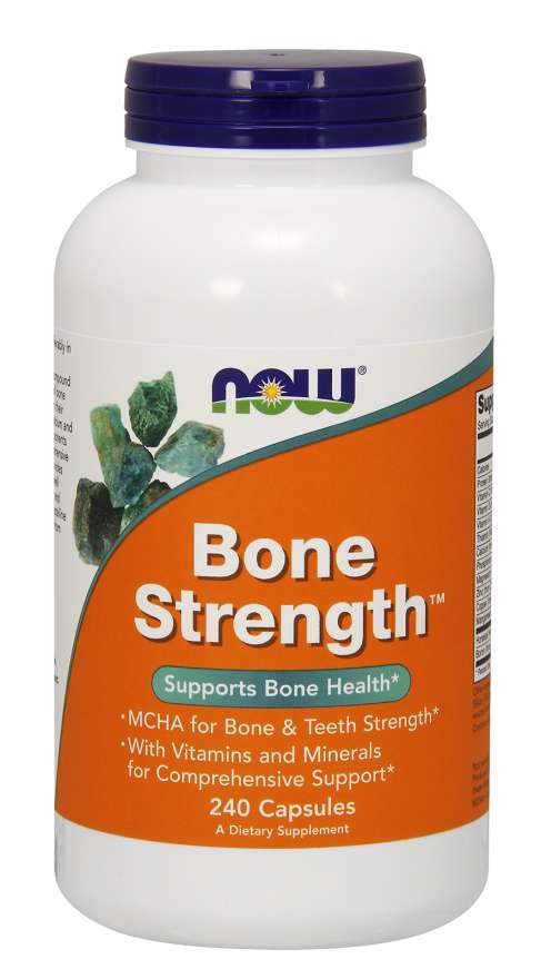Levně Now® Foods NOW Bone Strength (silné kosti), 240 kapslí