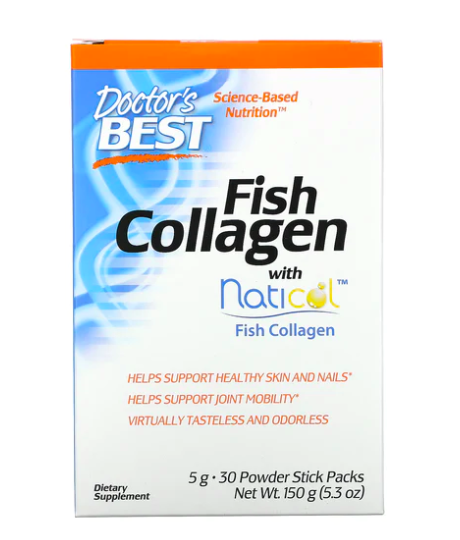 Levně Doctor's Best Fish Collagen (rybí kolagen), 30 sáčků