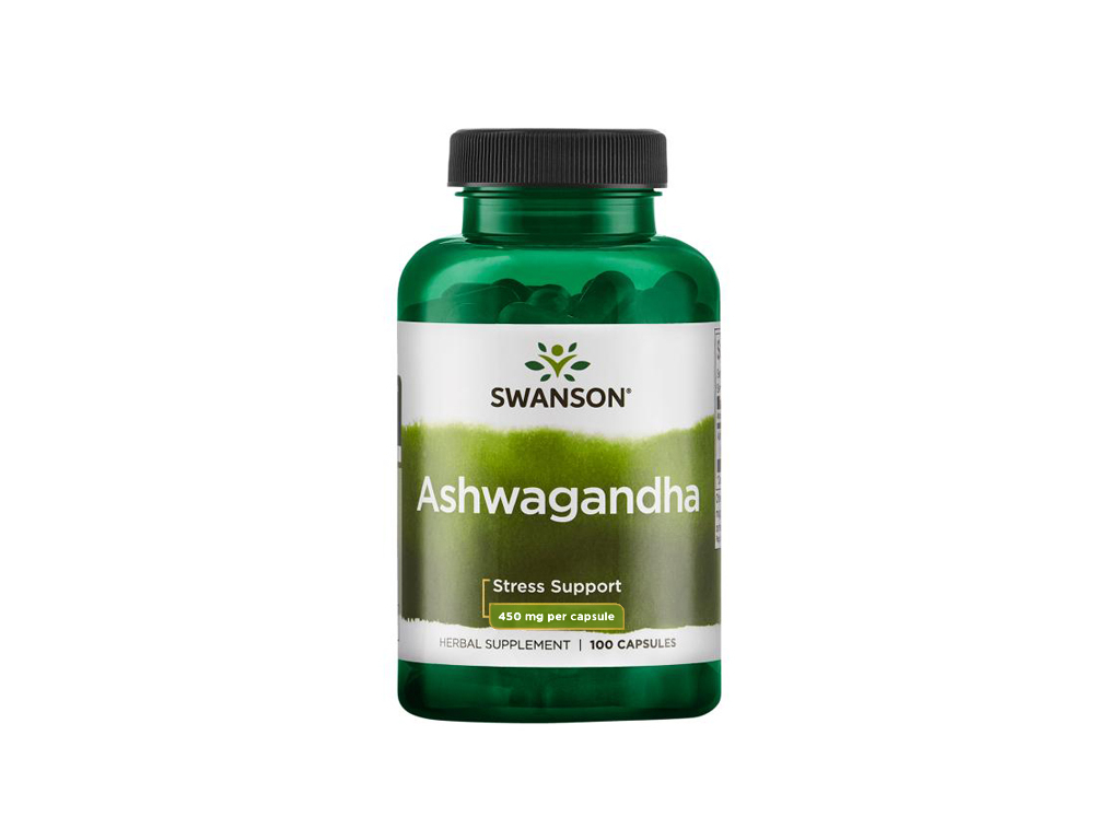 Swanson Ashwagandha 450 mg, 100 kapslí Doplněk stravy