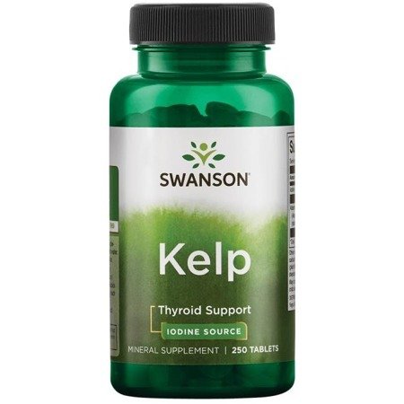 Levně Swanson Kelp (Organický jód), 225 mcg, 250 tablet