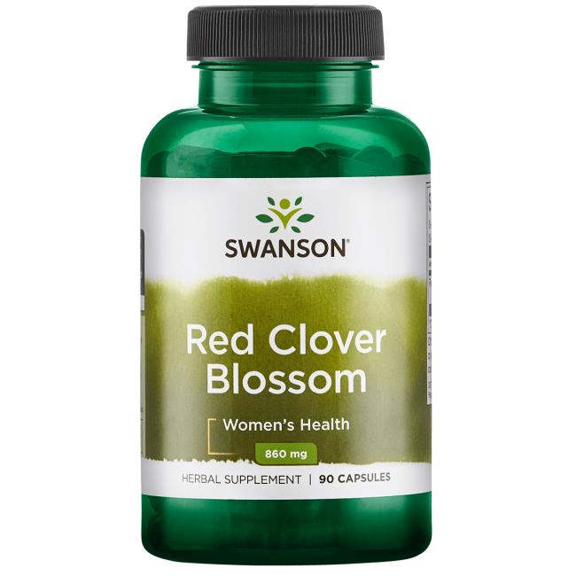 Levně Swanson Red Clover Blossom (Jetel červený), 430 mg, 90 kapslí