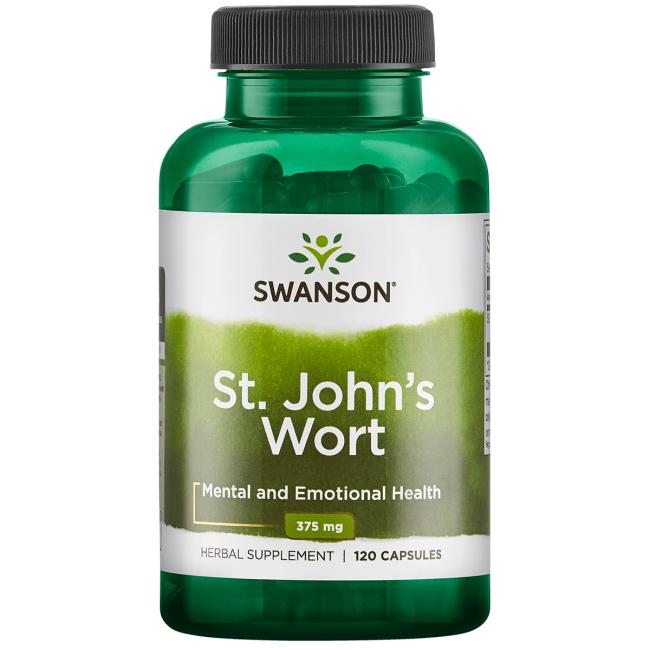 Levně Swanson St. John's Wort (Třezalka tečkovaná), 375 mg, 120 kapslí