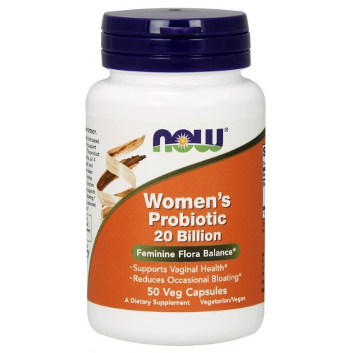 Levně Now® Foods NOW Women's probiotic (probiotika pro ženy), 20 miliard, 50 rostlinných kapslí