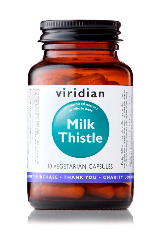 Viridian Milk Thistle 30 kapslí - Ostropestřec