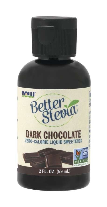 Now® Foods NOW Better Stevia Liquid, Hořká čokoláda, 59ml