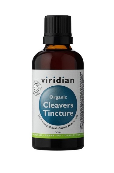 Viridian Cleavers Tincture Organic 50ml Obrázek