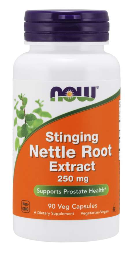 Levně Now® Foods NOW Stinging Nettle Root (Extrakt z kořene kopřivy), 250 mg, 90 rostlinných kapslí