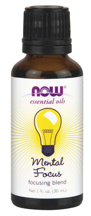 Levně Now® Foods NOW Essential Oil, Mental Focus oil (éterický olej mentální soustředění), 30 ml