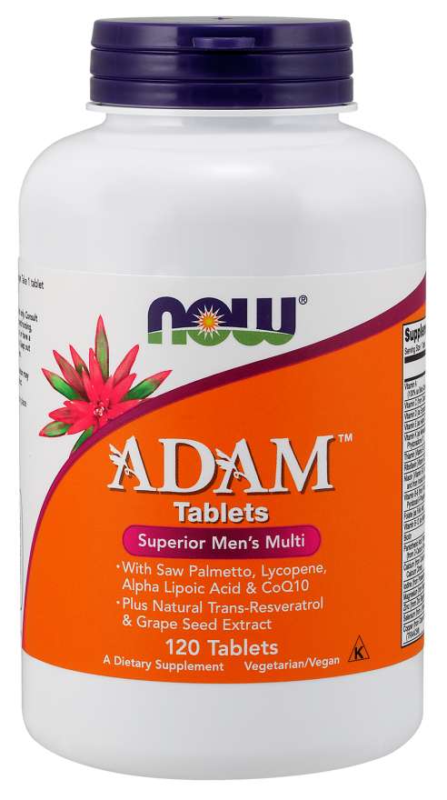 Levně Now® Foods NOW Adam, Multivitamin pro muže, 120 tablet