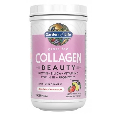 Levně Garden of Life Collagen Beauty (Kolagen - Kolagenní peptidy), Jahoda, 270 g