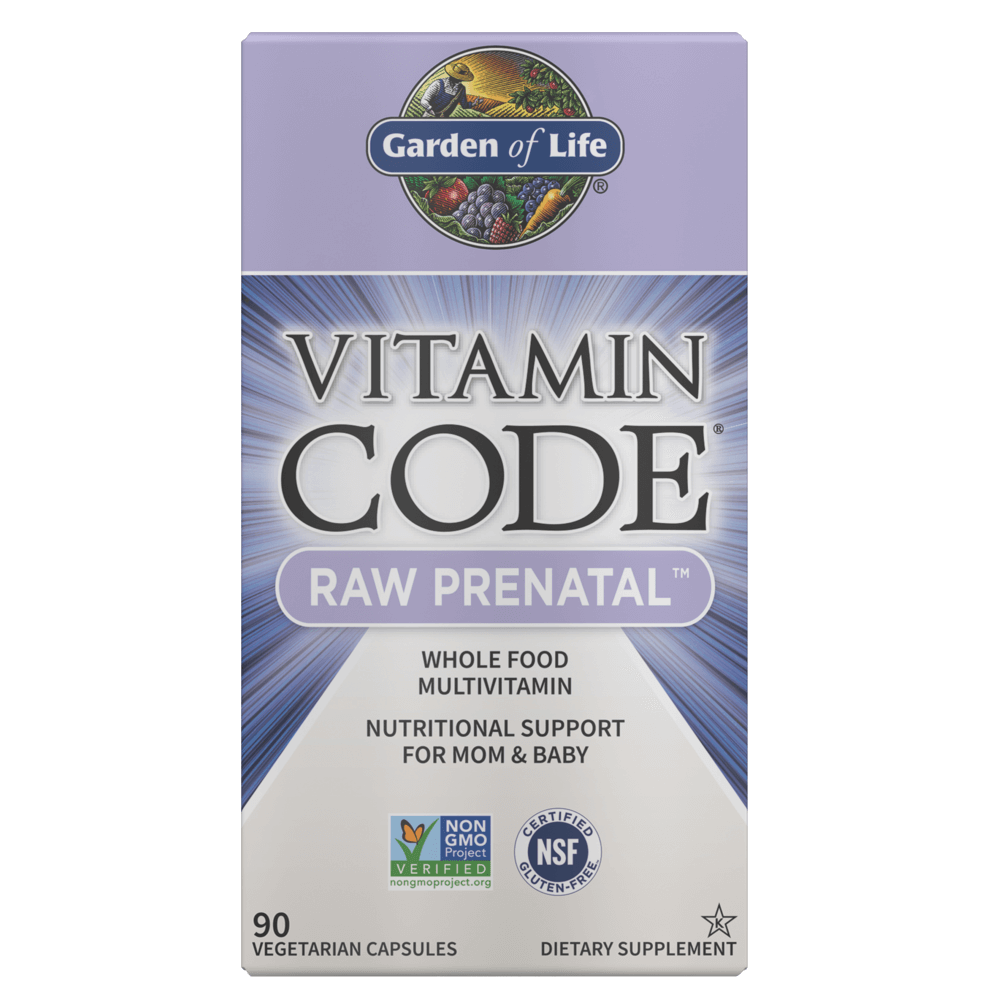 Garden of Life Vitamin Code RAW Prenatal (multivitamín pro těhotné ženy), 90 rostlinných kapslí