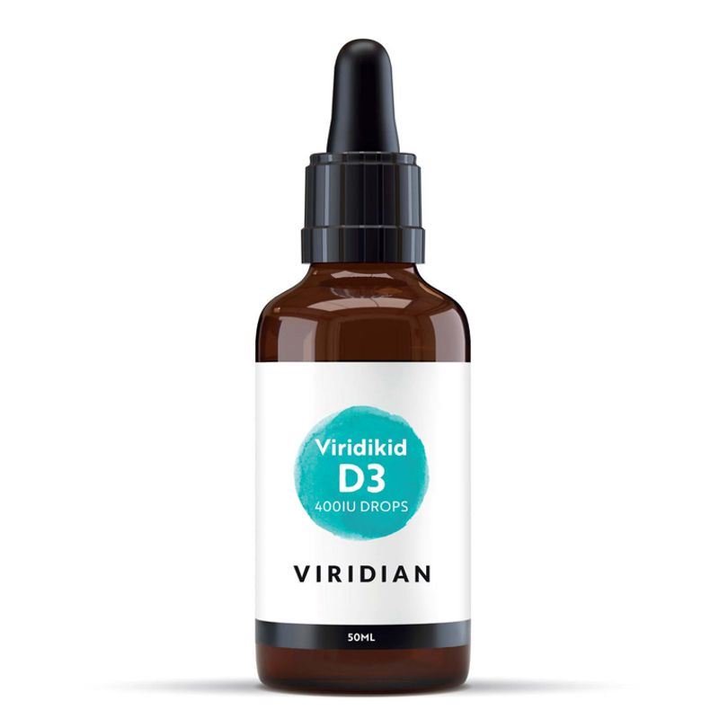 Viridian Viridikid Vitamin D Drops 400IU 30 ml Obrázek