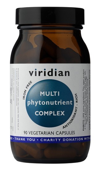 Viridian Multi Phyto Nutrient Complex 60 kapslí Glutathion (GSH)