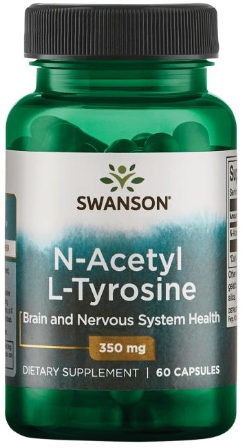 Levně Swanson N-Acetyl L-Tyrosine, 350 mg, 60 kapslí
