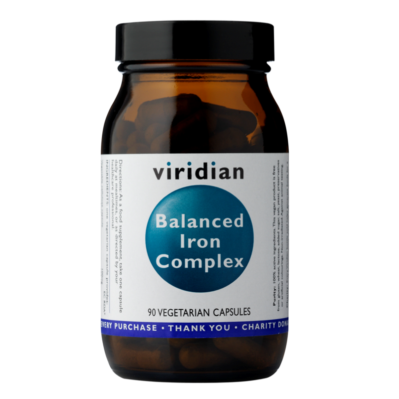 Levně Viridian Balanced Iron Complex 90 kapslí