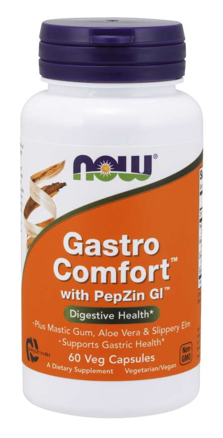 Now® Foods NOW Gastro Comfort s PepZin GI, 60 rostlinných kapslí