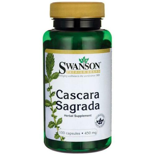 Levně Swanson Cascara Sagrada (Řešetlák Purshův), 450 mg, 100 kapslí