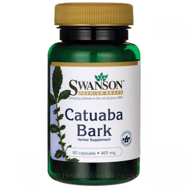 Levně Swanson Catuaba Bark (Katuaba), 465 mg 60 kapslí
