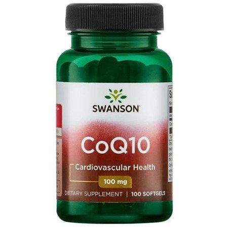 Levně Swanson CoQ10 (Koenzym Q10), 100 mg, 100 softgelových kapslí