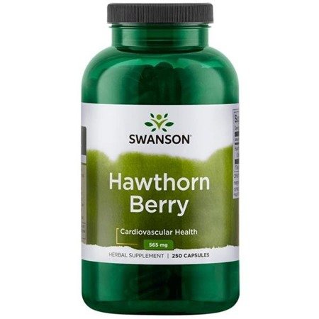 Swanson Hawth0rn Berries, Hloh, 565 mg, 250 kapslí