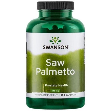 Levně Swanson Saw Palmetto (Serenoa plazivá), 540 mg, 250 kapslí