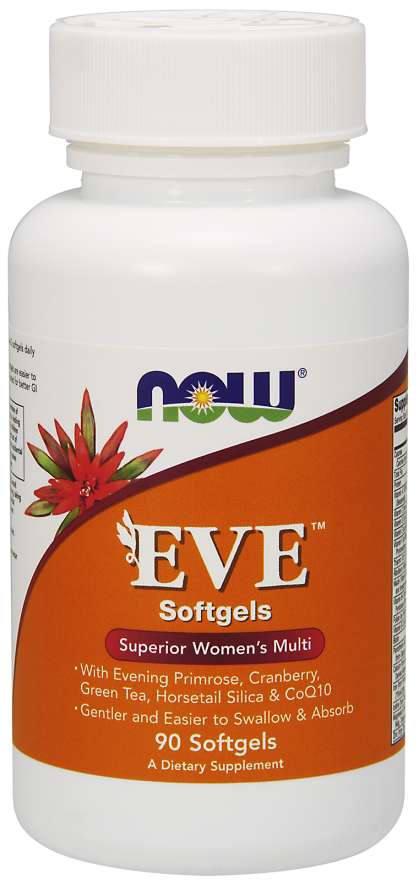 Now® Foods NOW Multi Vitamins Eve, Multivitamin pro Ženy, 90 softgelových kapslí