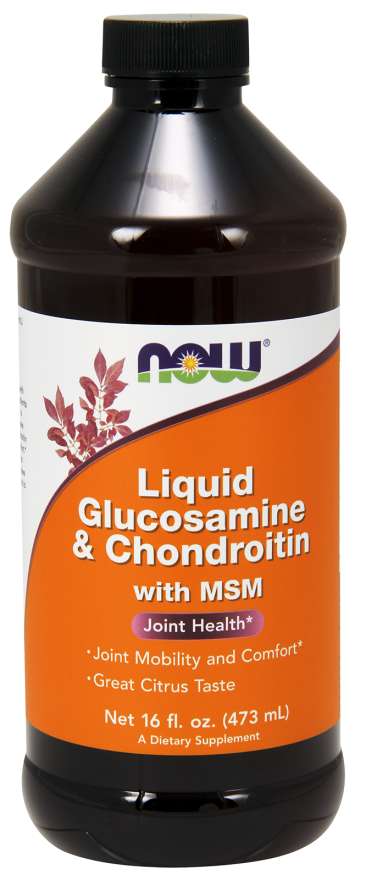 Levně Now® Foods NOW Glukosamin & Chondroitin with MSM Liquid, 473 ml