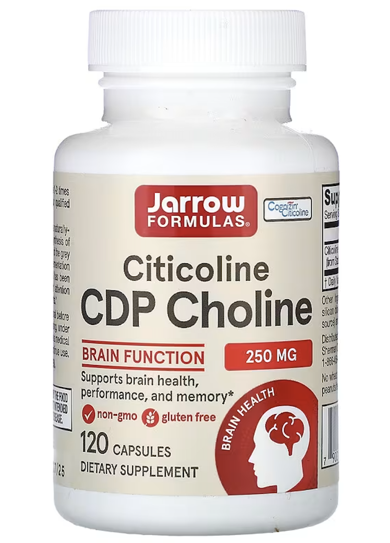 Levně Jarrow Formulas CDP cholin, 250 mg, 120 kapslí