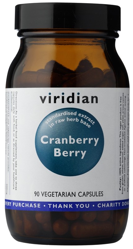 Levně Viridian Cranberry Berry 90 kapslí (extrakt z brusinek)