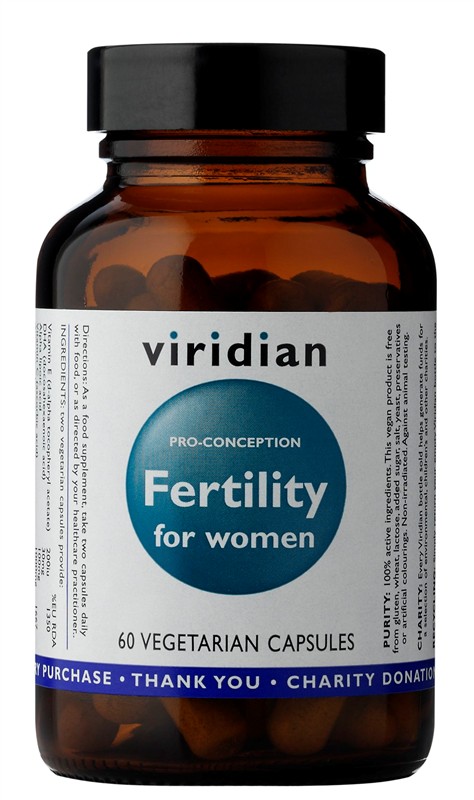 Viridian Fertility for Women 60 kapslí