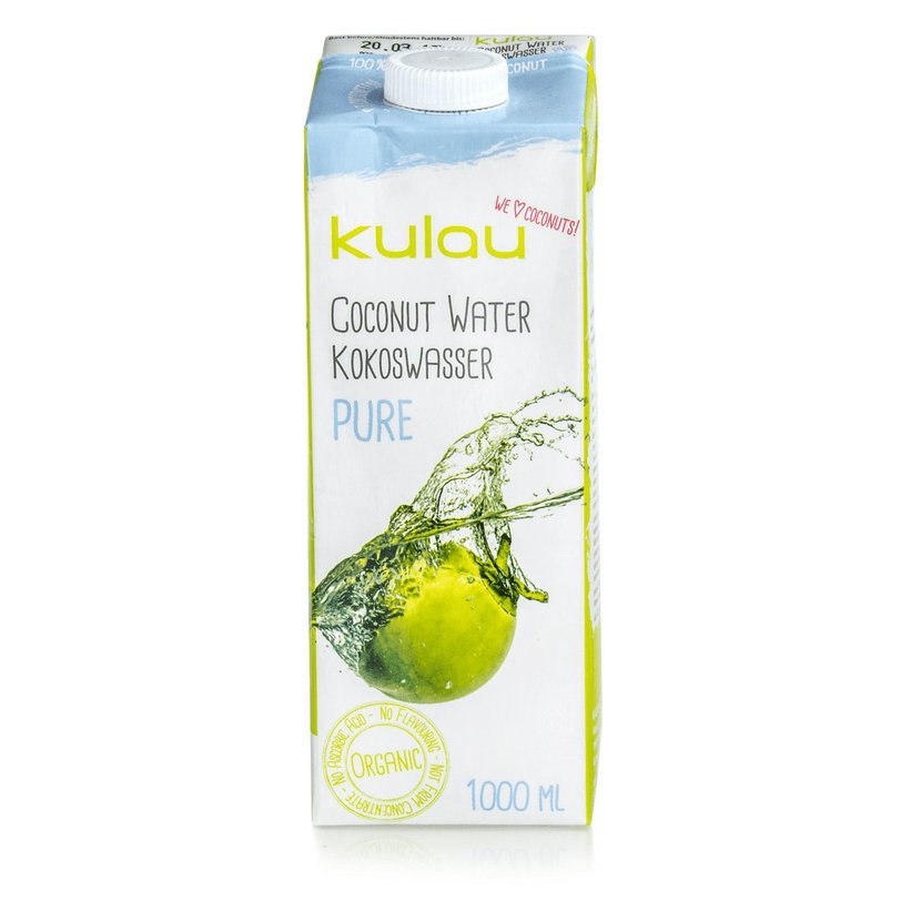 Levně Kulau - BIO 100% kokosová voda PURE, 1000 ml *CZ-BIO-001 certifikát *CZ-BIO-001 certifikát