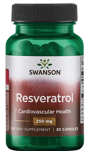 Levně Swanson Trans-Resveratrol 250 mg, 30 kapslí